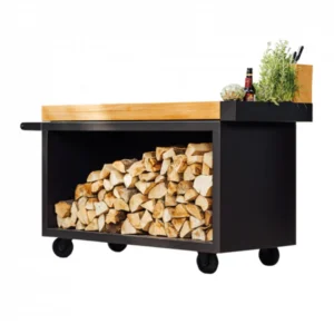 Black Pro 135 Tisch - Teak - OFYR