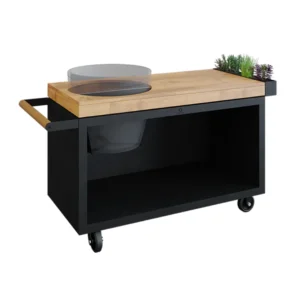 Tisch Schwarz Kamado 135 Pro Teak BGE OFYR