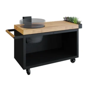 Tisch Schwarz Kamado 135 Pro Teak KJ OFYR