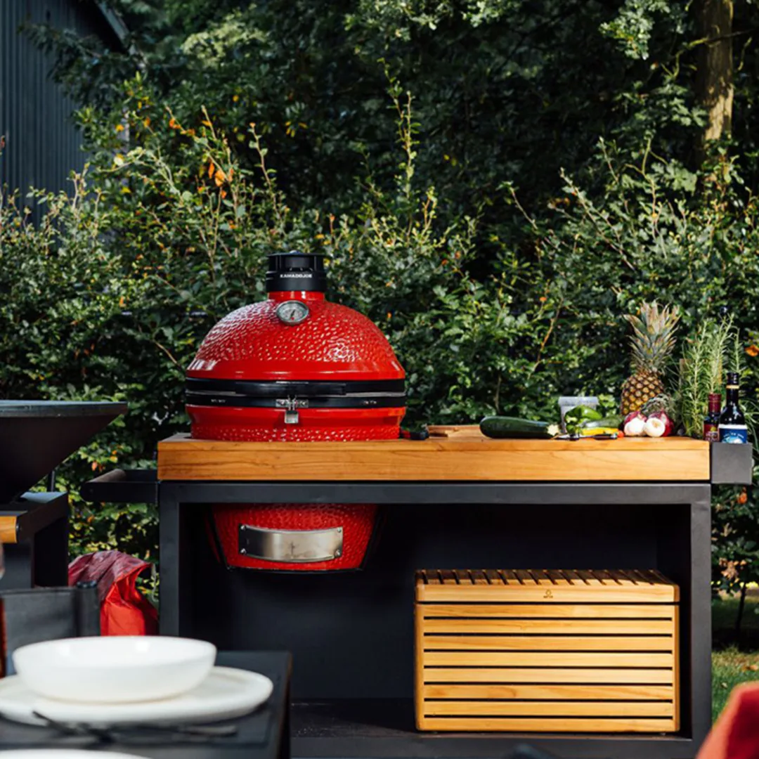 Tisch Schwarz Kamado 135 Pro Teak KJ OFYR – Bild 3