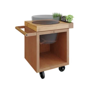 Corten Tisch Kamado 65 Pro Teak BGE OFYR